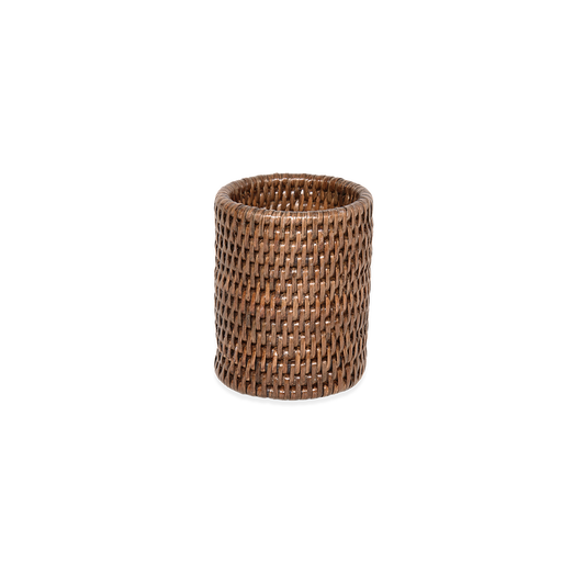 Decor Walther BASKET BER Becher rund, Rattan dunkel