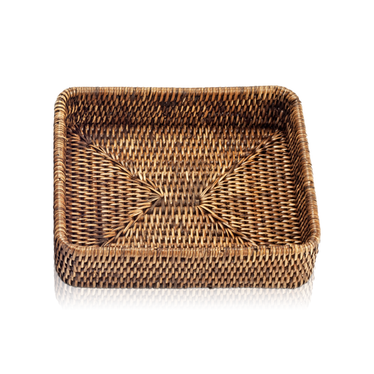 Decor Walther Basket Tablett aus Rattan