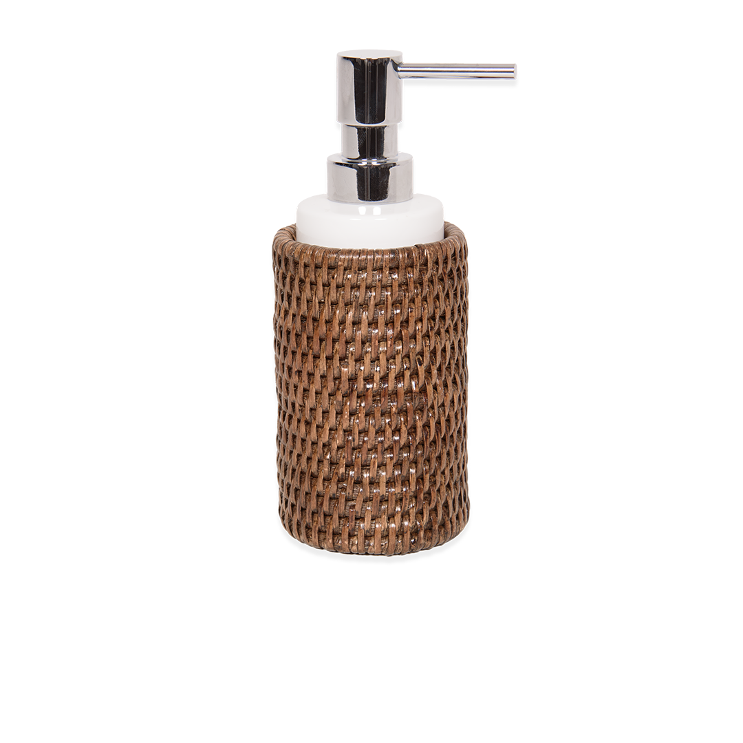 Decor Walther BASKET SSP Seifenspender, Rattan dunkel