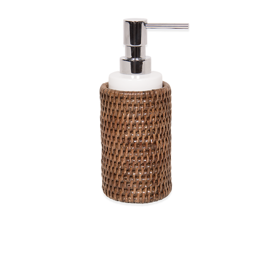 Decor Walther BASKET SSP Seifenspender, Rattan dunkel