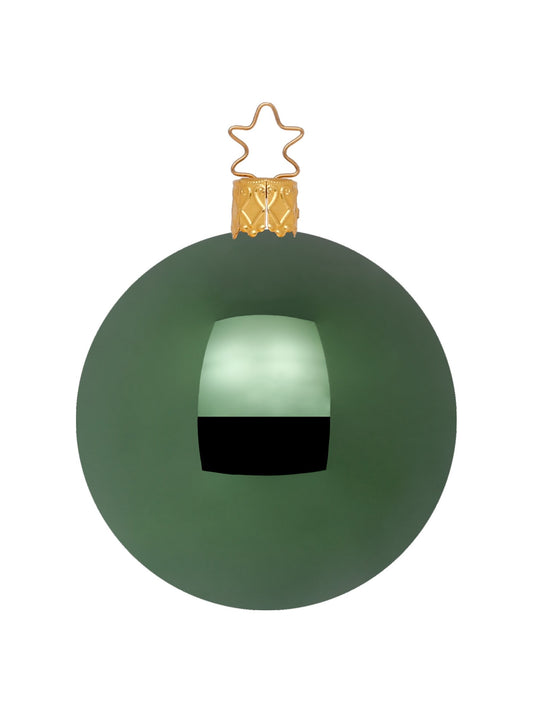 INGE-GLAS Kugel Jagdgrün glänzend, 12cm