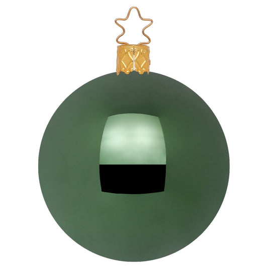 INGE-GLAS Kugel Jagdgrün glänzend, 12cm
