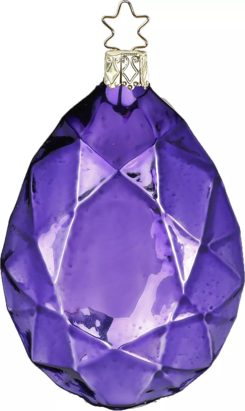 INGE-GLAS Diamant, dunkellila Glanz
