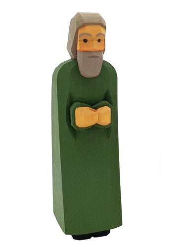 Lotte Sievers-Hahn Krippenfiguren 12cm, Hirte grün 11,5cm