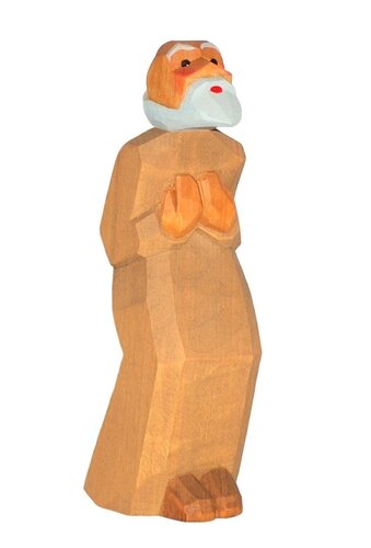 Lotte Sievers-Hahn Krippenfiguren 12cm, Hirte mit Spitzbart 12cm