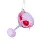 Vondels Ornament Pink Cosmopolitan Cocktail H8,5cm