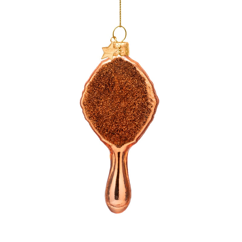 Vondels Glasornament Shiny Copper No Filter Hand Mirror H11,5cm