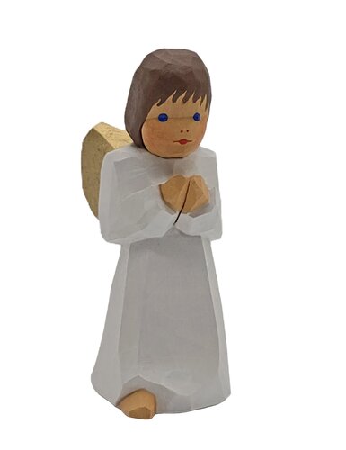Lotte Sievers-Hahn Krippenfiguren 12cm, Engel stehend braun 6cm