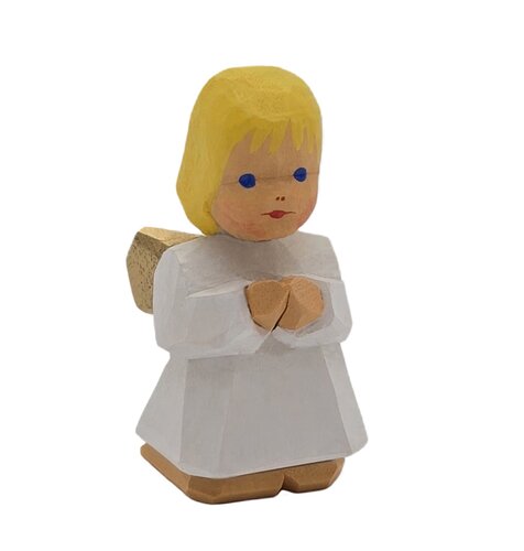 Lotte Sievers-Hahn Krippenfiguren 12cm, Engel kniend blond 4cm