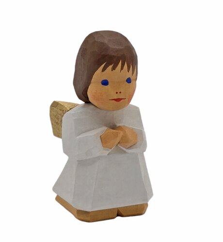 Lotte Sievers-Hahn Krippenfiguren 12cm, Engel kniend braun 4cm