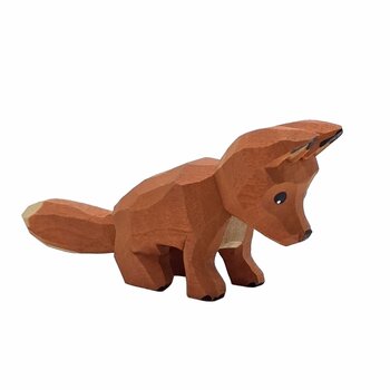 Lotte Sievers-Hahn Krippenfiguren 12cm, Fuchs sitzend 2,5cm