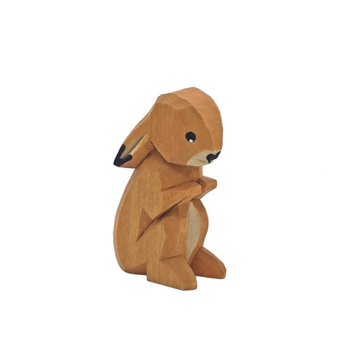 Lotte Sievers-Hahn Krippenfiguren 12cm, Hase mit Schlappohr 4cm