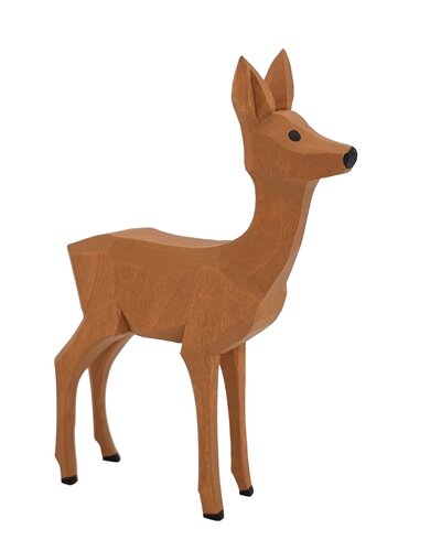 Lotte Sievers-Hahn Krippenfiguren 12cm, Reh stehend 8,5cm