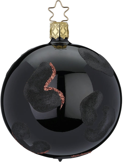 INGE-GLAS Christbaumkugel Leopard, Opal