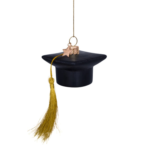 Vondels Glasornament Black Matt Graduation H6cm