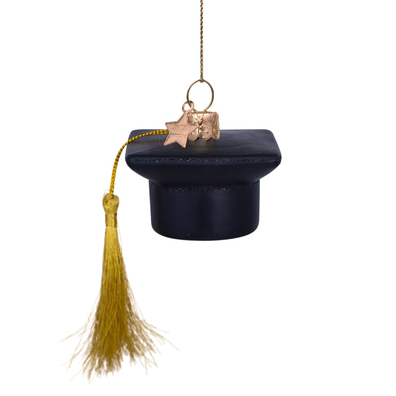 Vondels Glasornament Black Matt Graduation H6cm