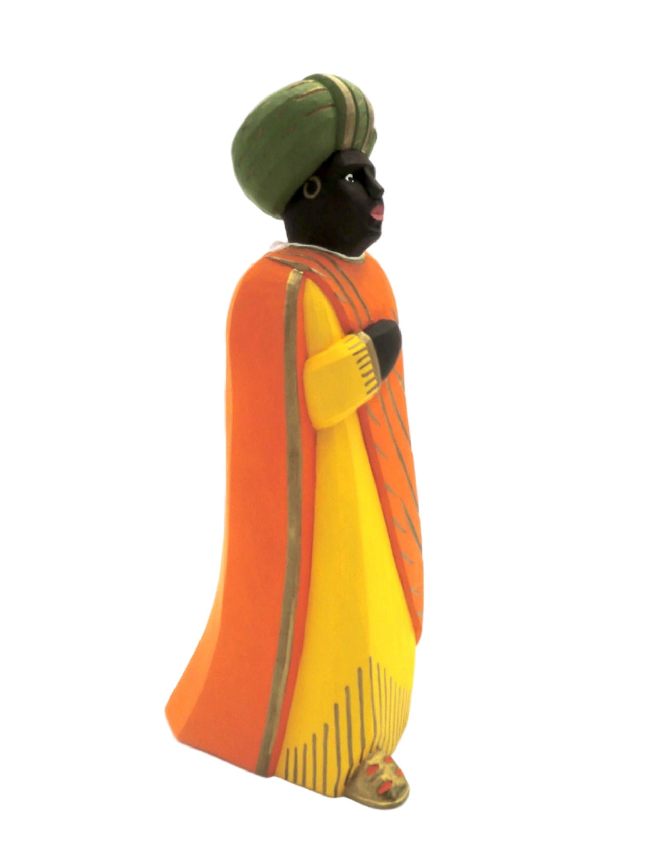 Lotte Sievers-Hahn Krippenfiguren 24cm, Fürst farbig 24,5cm