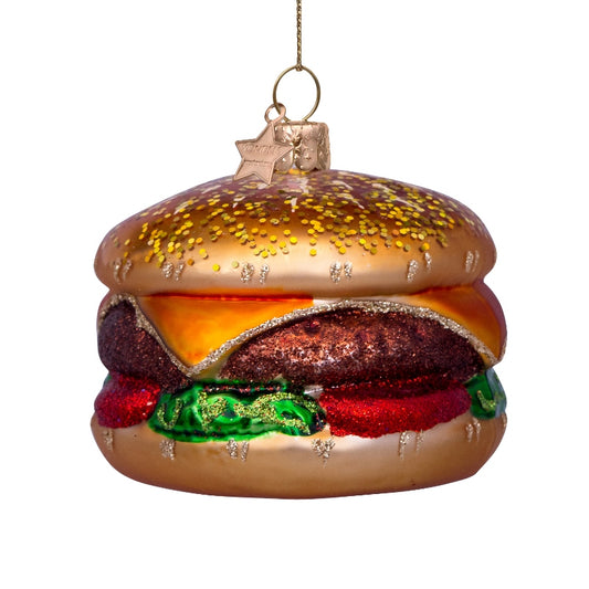 Vondels Glasornament Multicolor Hamburger H6cm