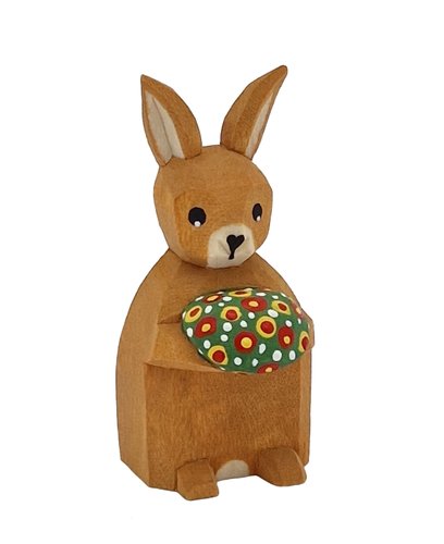 Lotte Sievers-Hahn Osterhäschen mit Blumenstrauß 5,5 cm