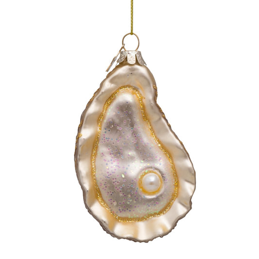 Vondels Glasornament Ecru Oyster H10cm