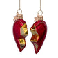 Vondels Glasornament Set of Best Friends Heart H8,5cm