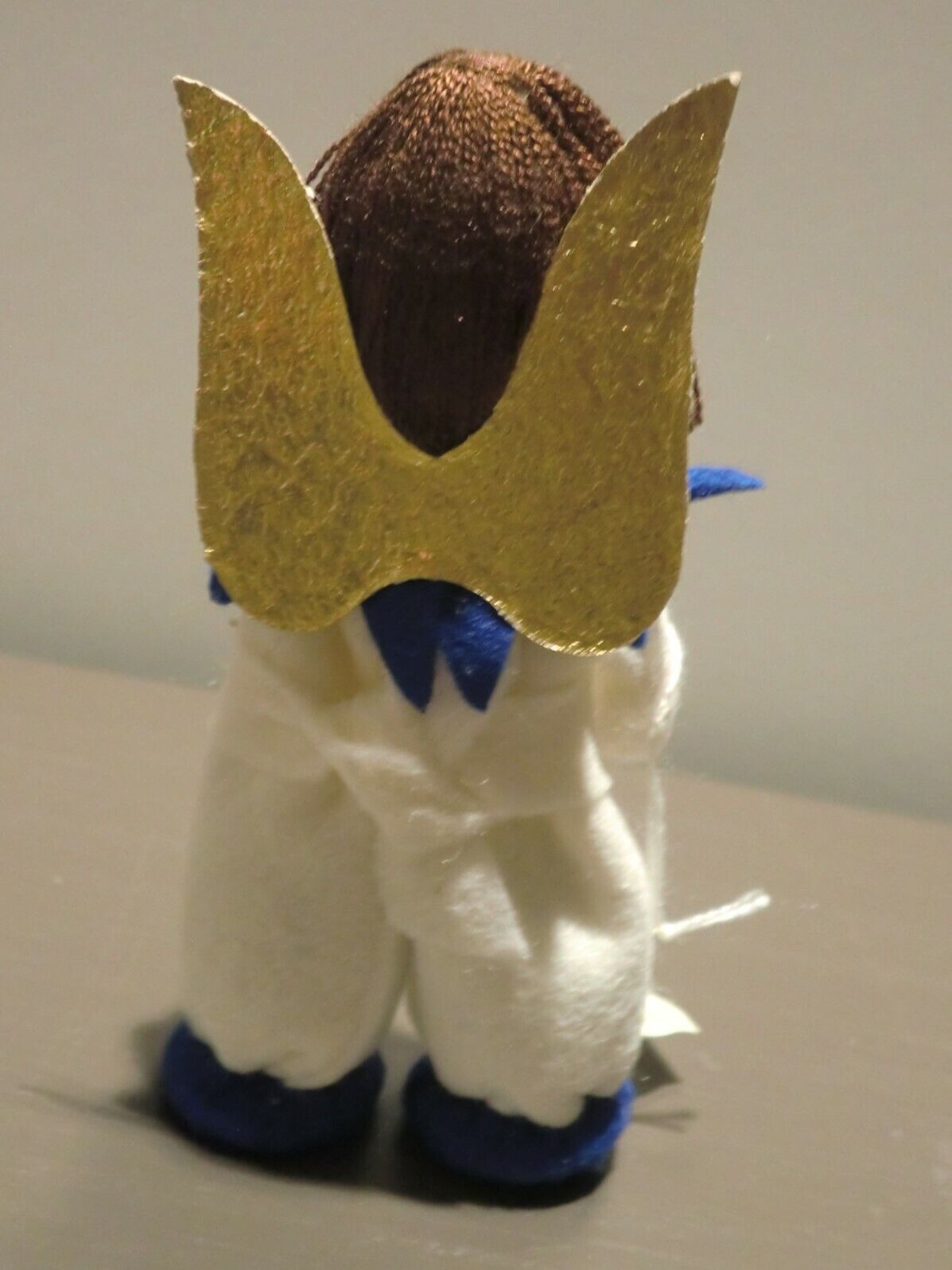 Sternenbub mit blauem Kragen, 10cm von Lotte Sievers-Hahn