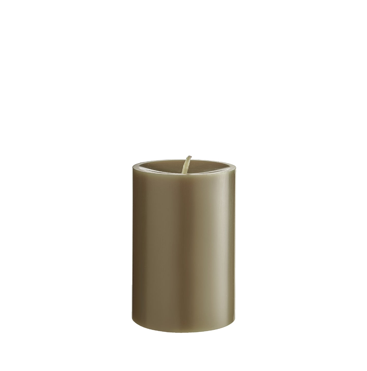 Engels Kerzen Stumpenkerze 8x12cm Olive