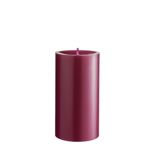 Engels Kerzen Stumpenkerze 8x15cm Merlot