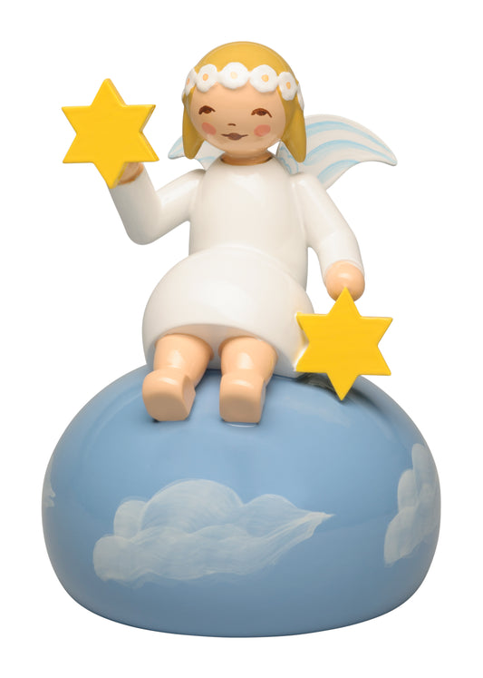 Wendt & Kühn Enegl mit Margeritenkranz auf Wolken