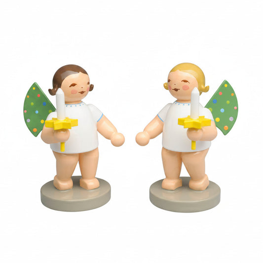 Wendt & Kühn Engel mit farbigen Flügelpunkten Limited Edition 25 Jhare World Children Organisation
