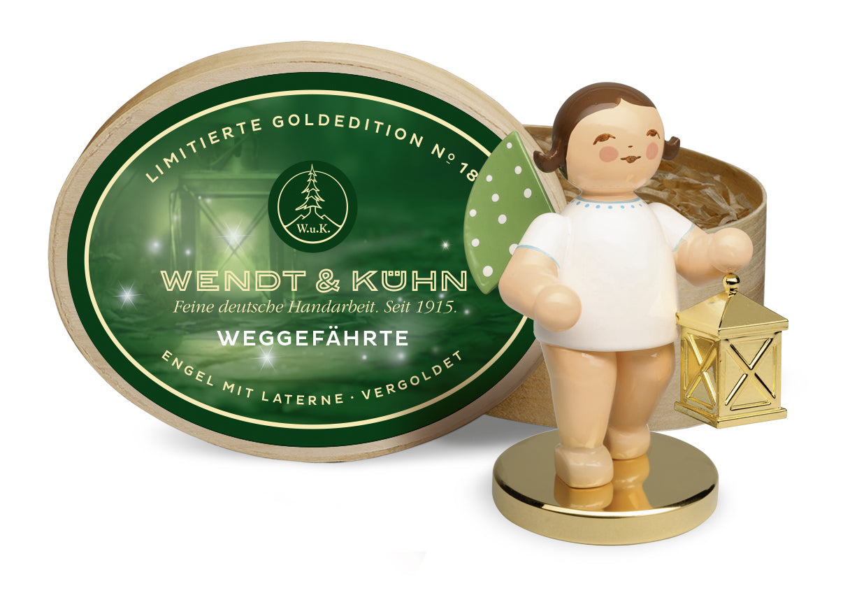 Wendt und Kühn Weggefährte mit Metallsockel, in Spanschachtel
