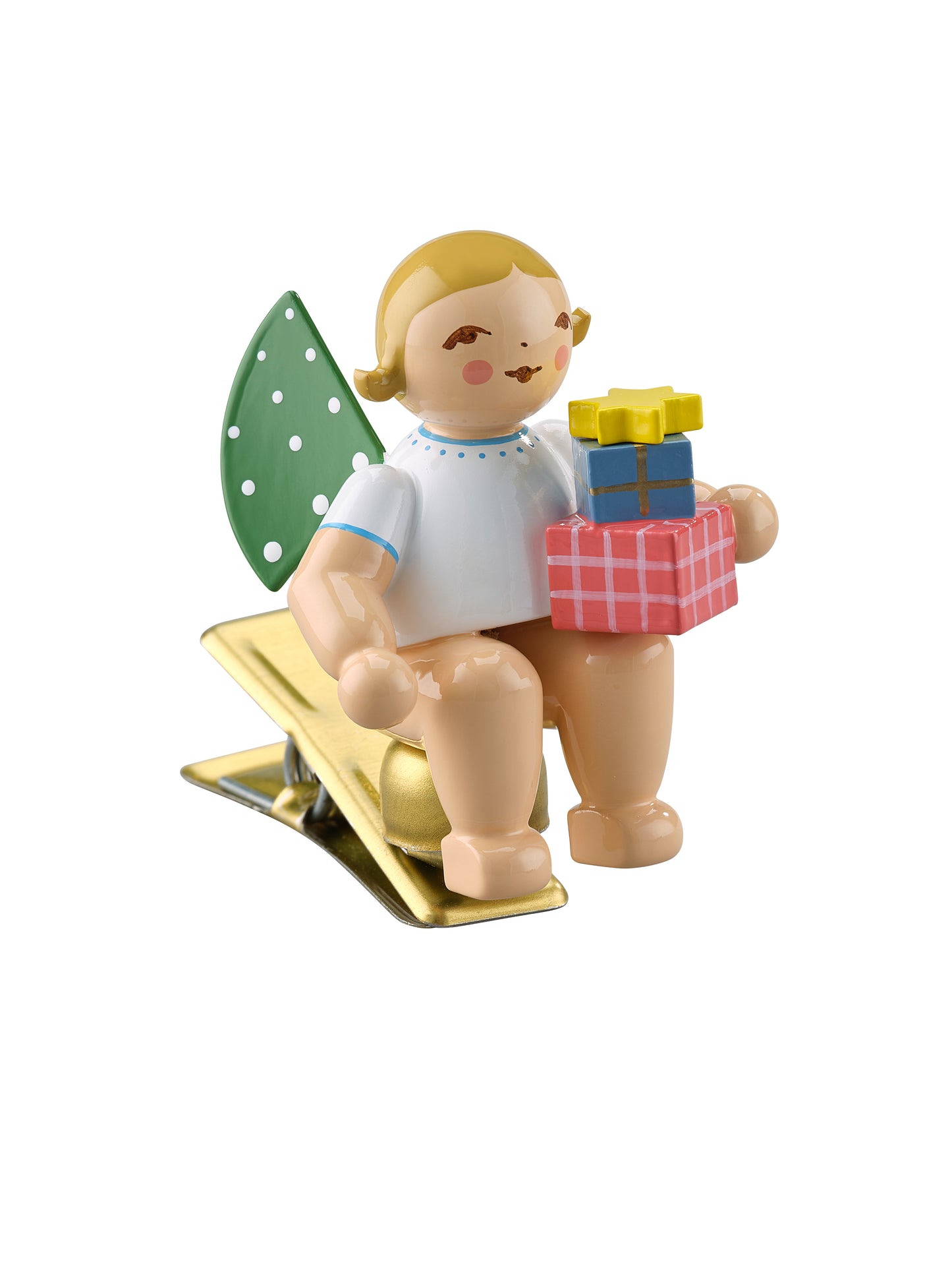 Wendt & Kühn Engel mit Geschenken, auf Klemme