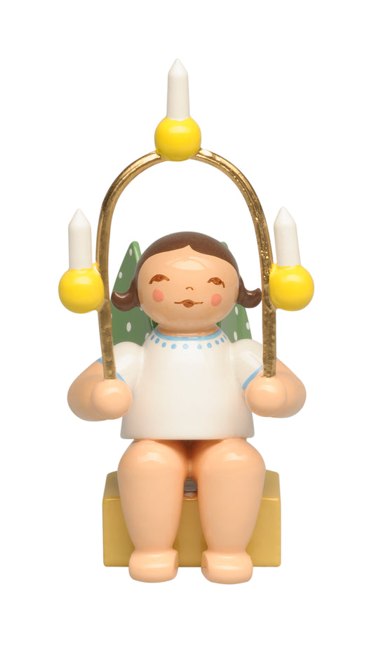 Wendt &Kühn Engel, klein, mit Lichterbogen