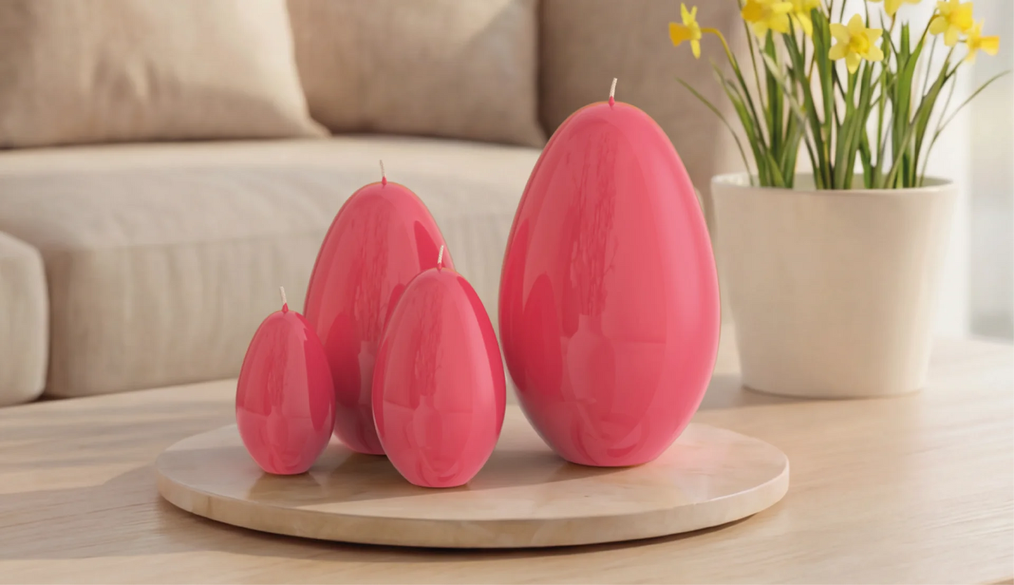 Engels Kerzen Objektkerze Ei Glanz-Lack d 8H 12cm