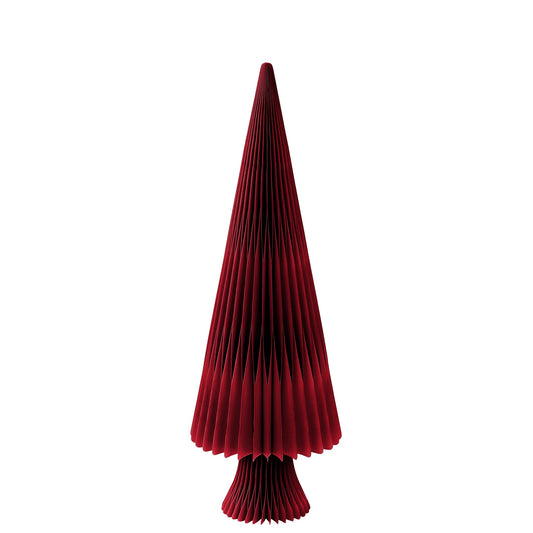 INGE-GLAS Baum, dunkelrot, Papier, 60 cm