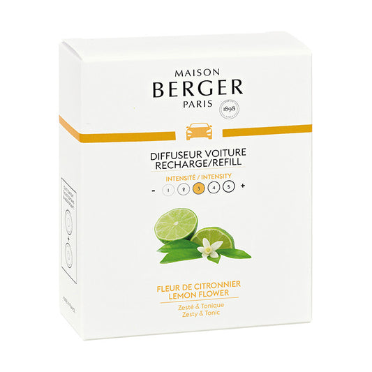 Maison Berger Auto Diffuser Refill Lemon Flower