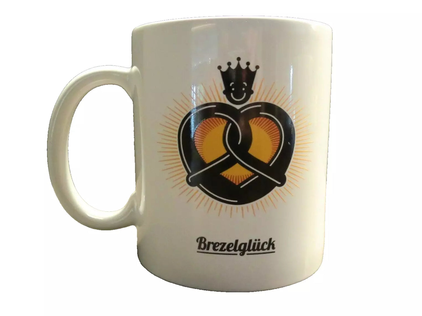 Brezelglück Henkelbecher mit Brezeldekor 2Stck im Set