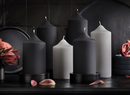 Engels Kerzen Samt Stumpenkerze 8x30cm