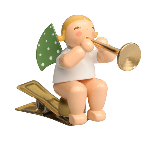 Wendt & Kühn Engel mit Fanfare, auf Klemme