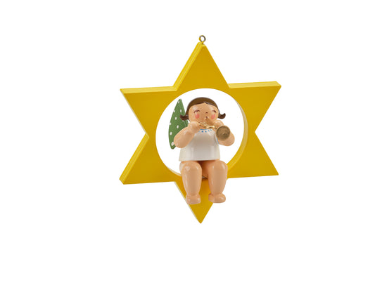 Wendt & Kühn Engel mit Trompete, im Stern