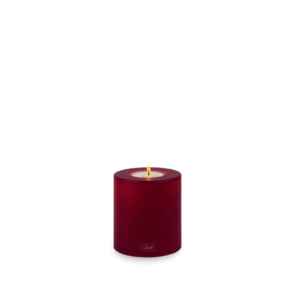 Qult Farluce Trend - Teelichthalter in Kerzenform - Farbe Merlot Red