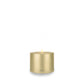 Qult Farluce Trend - Teelichthalter in Kerzenform - Farbe Cream Gold