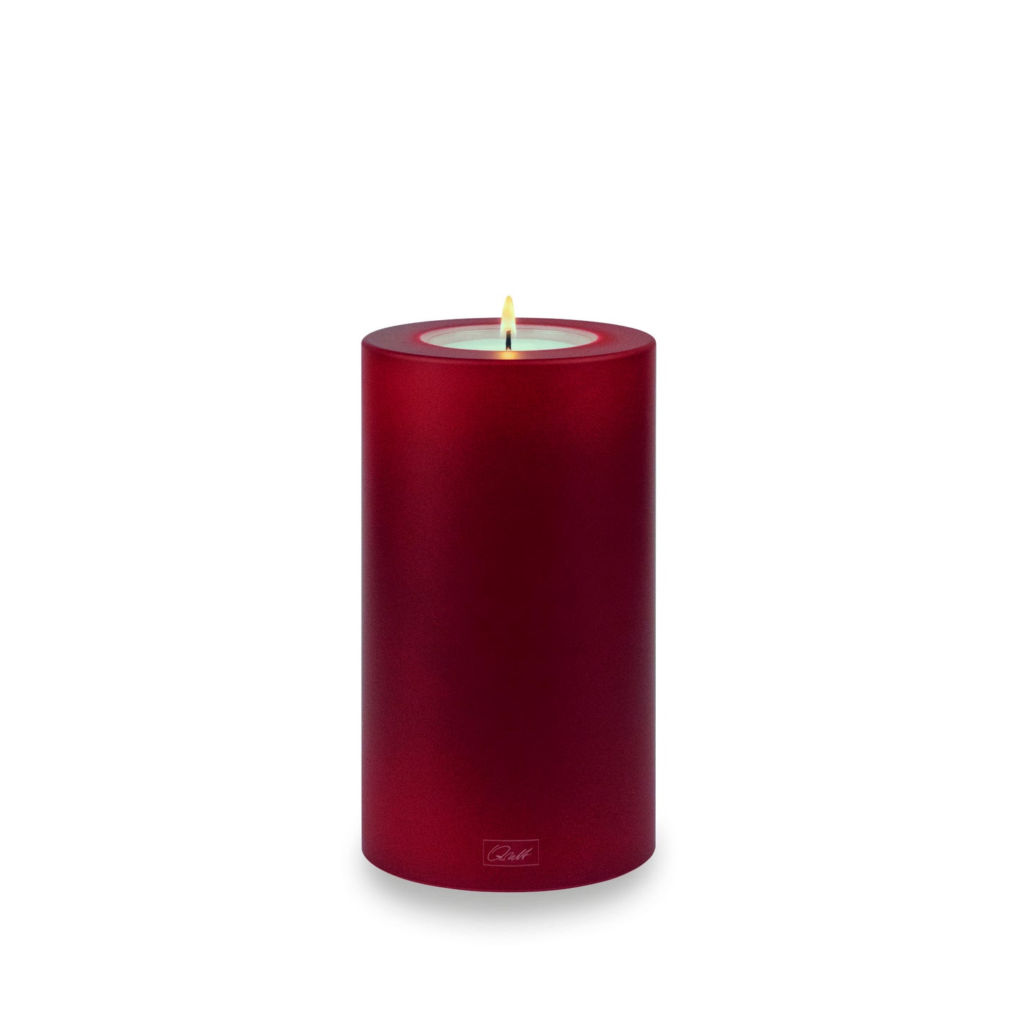 Qult Farluce Trend - Teelichthalter in Kerzenform - Farbe Merlot Red