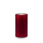 Qult Farluce Trend - Teelichthalter in Kerzenform - Farbe Merlot Red