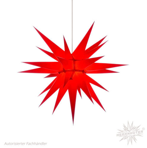 Herrnhuter Stern aus Papier 70 cm, I7 rot