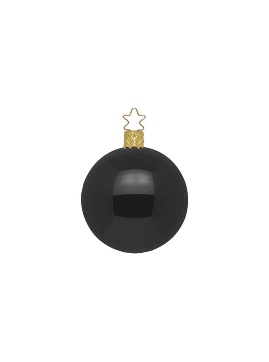 INGE-GLAS Kugel schwarz Opal 6cm