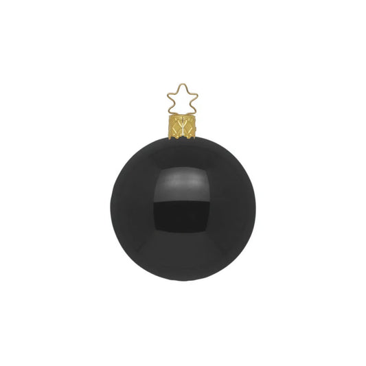 INGE-GLAS Kugel schwarz Opal 6cm