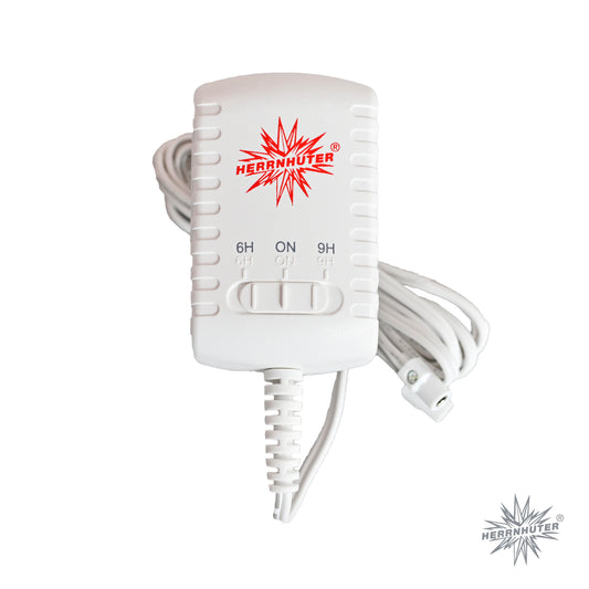 Herrnhuter Sterne Zubehör Netzgerät 500mA, zur Beleuchtung von 1-4 Sterne A1e mit LED mit Timer