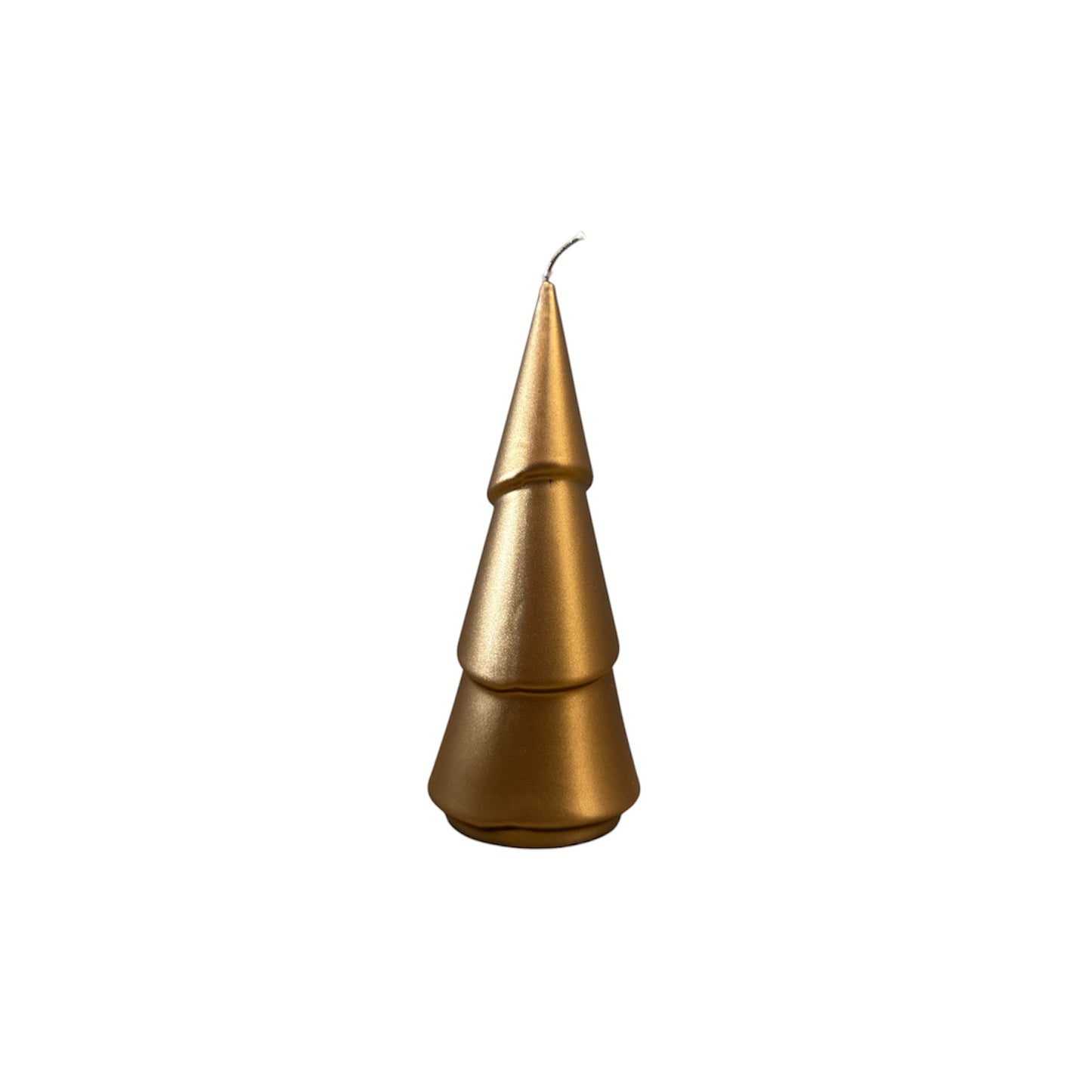 Engels Kerzen gelackte Objektkerze Tanne Gold Metallic