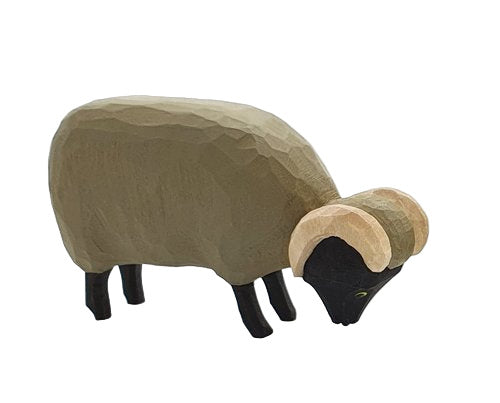 Lotte Sievers-Hahn Krippenfiguren 12cm, Heidschnucke fressend 5cm